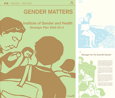 Institute of gender & health digital marketing example before